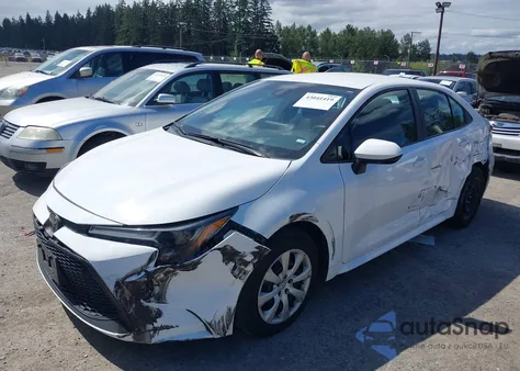 2022 Toyota Corolla Le из США, поврежденный, VIN 5YFEPMAE0NP326042